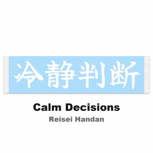 Calm Decisions Japanese Kanji JDM Vinyl Decal Sticker - Image 2