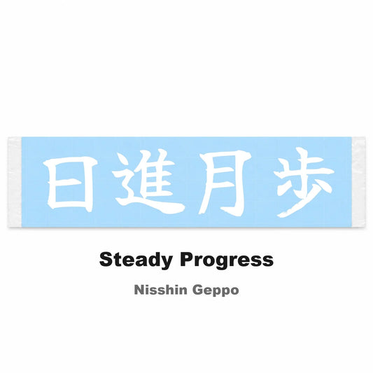 Steady Progress Japanese Kanji JDM Vinyl Decal Sticker - Image 2