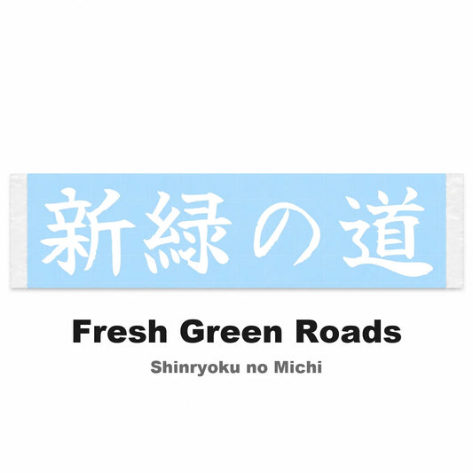 Fresh Green Roads Japanese Kanji JDM Vinyl Decal Sticker - Image 2