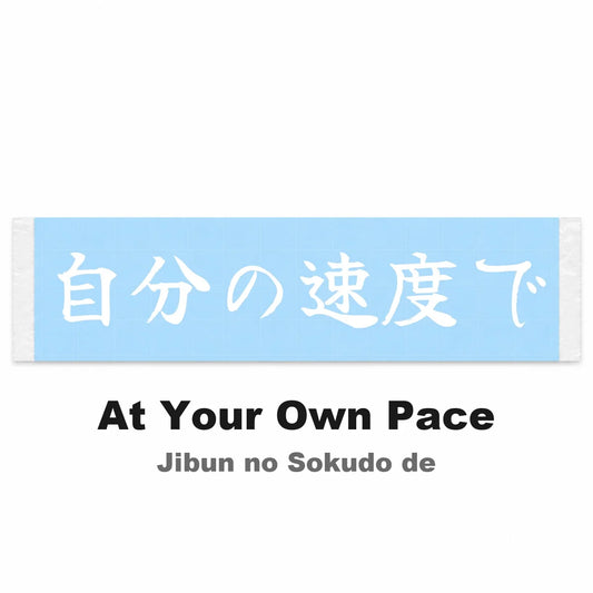 At Your Own Pace Japanese Kanji JDM Vinyl Decal Sticker - Image 2