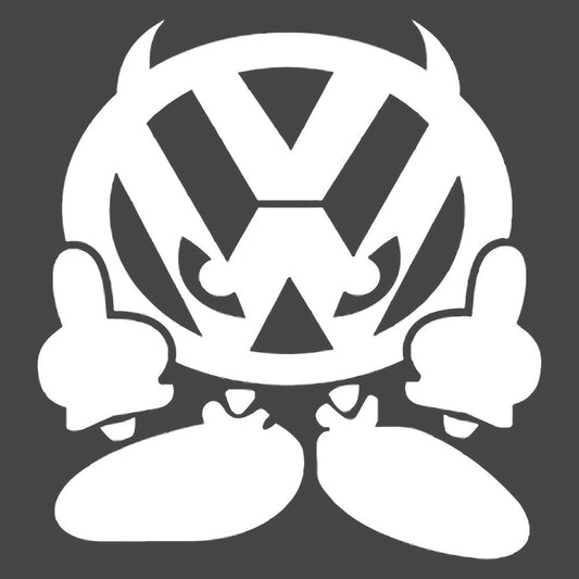VW Demon Vinyl Decal Sticker