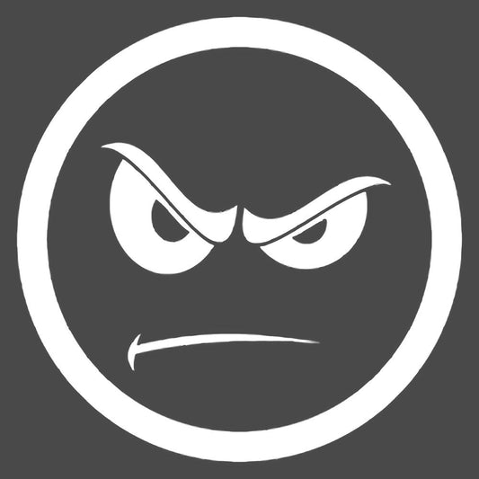 JDM Furious Smiley Vinyl Decal Sticker