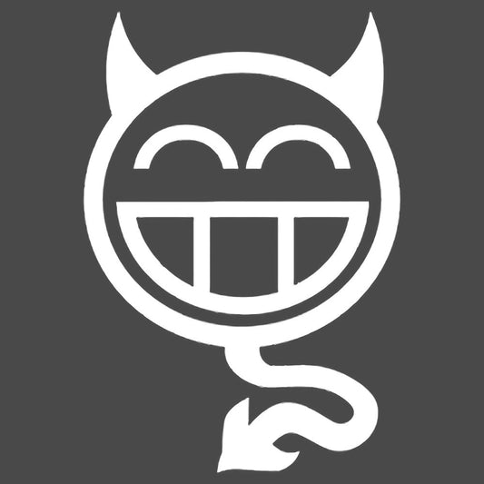 Smiley Devil Vinyl Decal Sticker