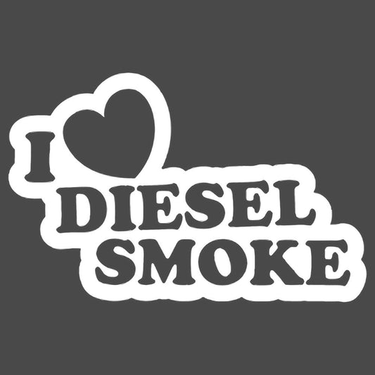 JDM I Love Diesel Smoke Vinyl Decal Sticker