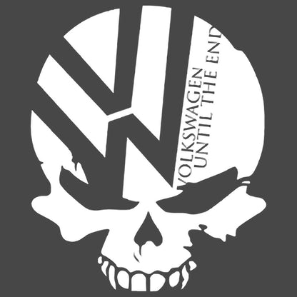 JDM VW Volkswagen Until The End Vinyl Decal Sticker