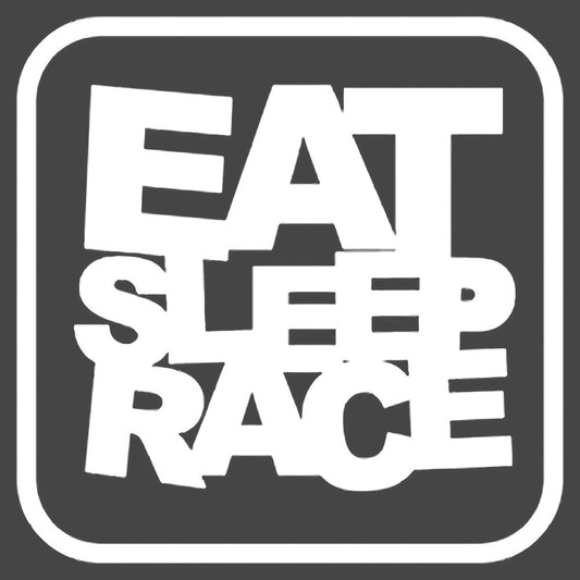Eat Sleep Race Vinyl Decal Sticker