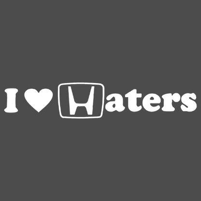 JDM Honda I Love Haters Vinyl Decal Sticker