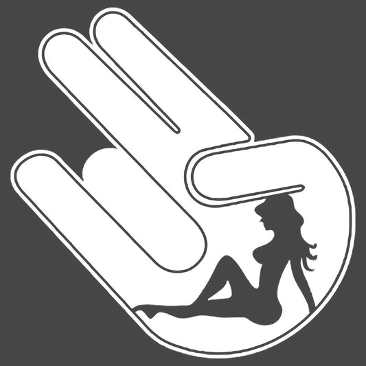 JDM The Shocker Sexy Chick Vinyl Decal Sticker