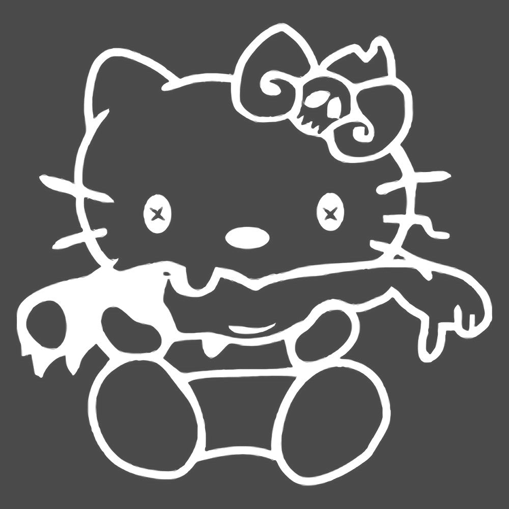 JDM Hello Kitty Zombie Vinyl Decal Sticker