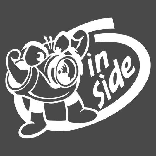 Turbo Inside Vinyl Decal Sticker