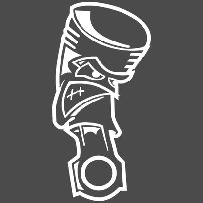 JDM Angry Piston Vinyl Decal Sticker