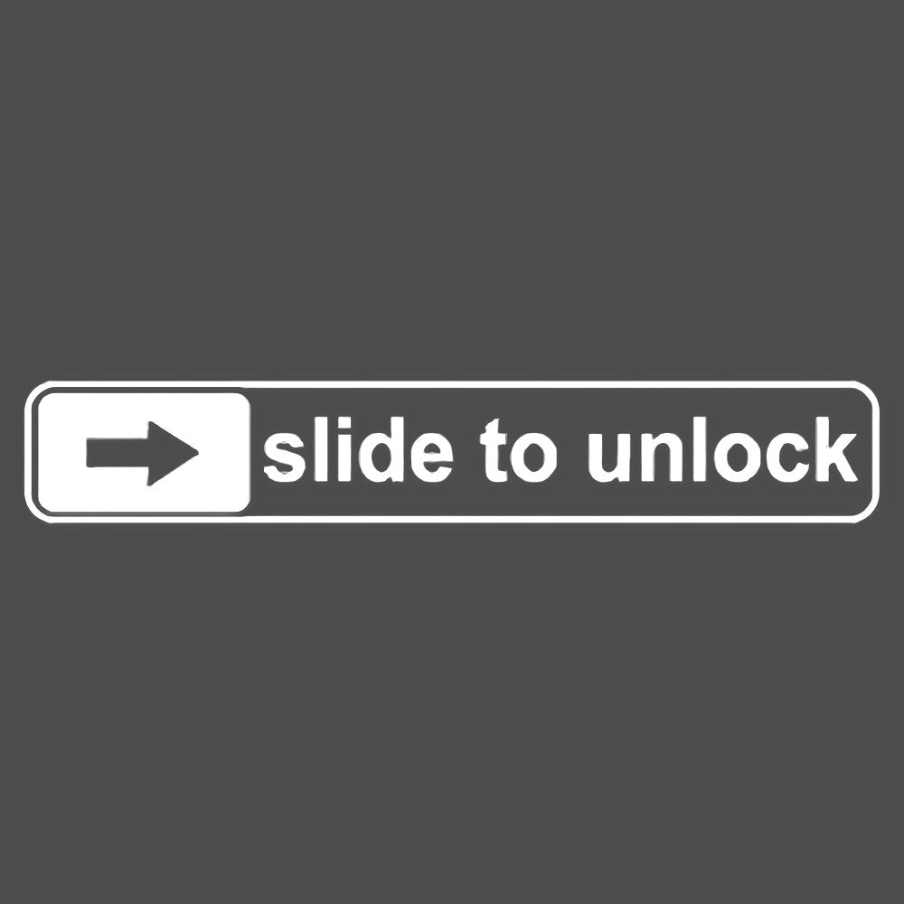 Iphone Slide to unlock Vinyl Decal Sticker