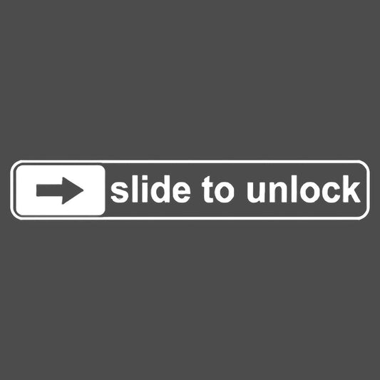 Iphone Slide to unlock Vinyl Decal Sticker