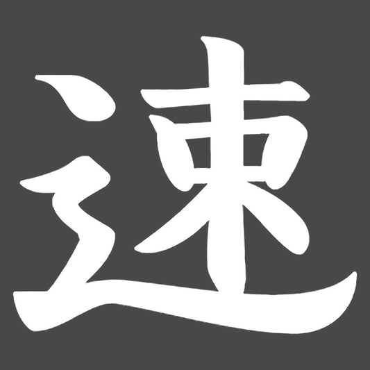 Fast Speed Japanese Vinyl Decal Sticker