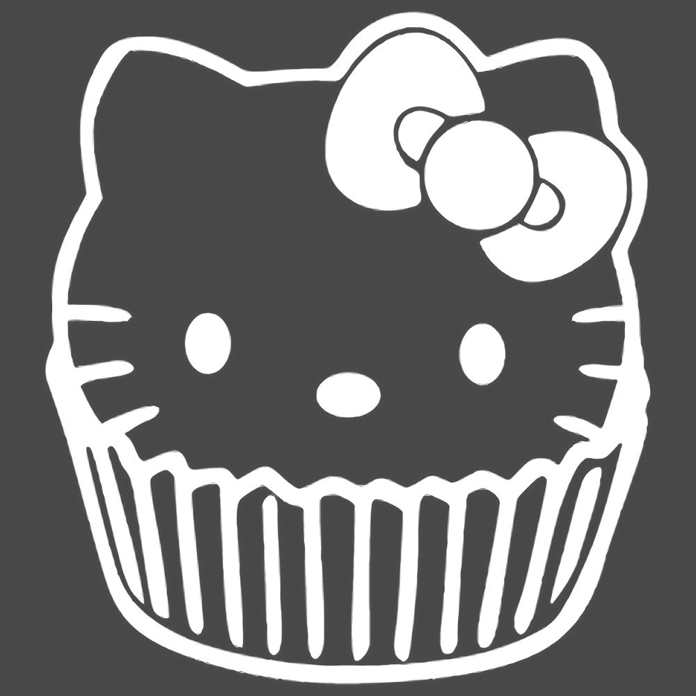 JDM Hello Kitty Cupcake Vinyl Decal Sticker