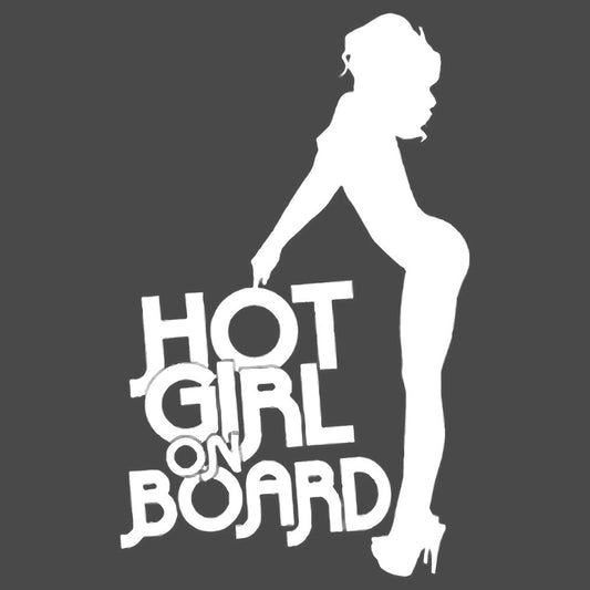 Hot girl on board Vinyl Decal Sticker