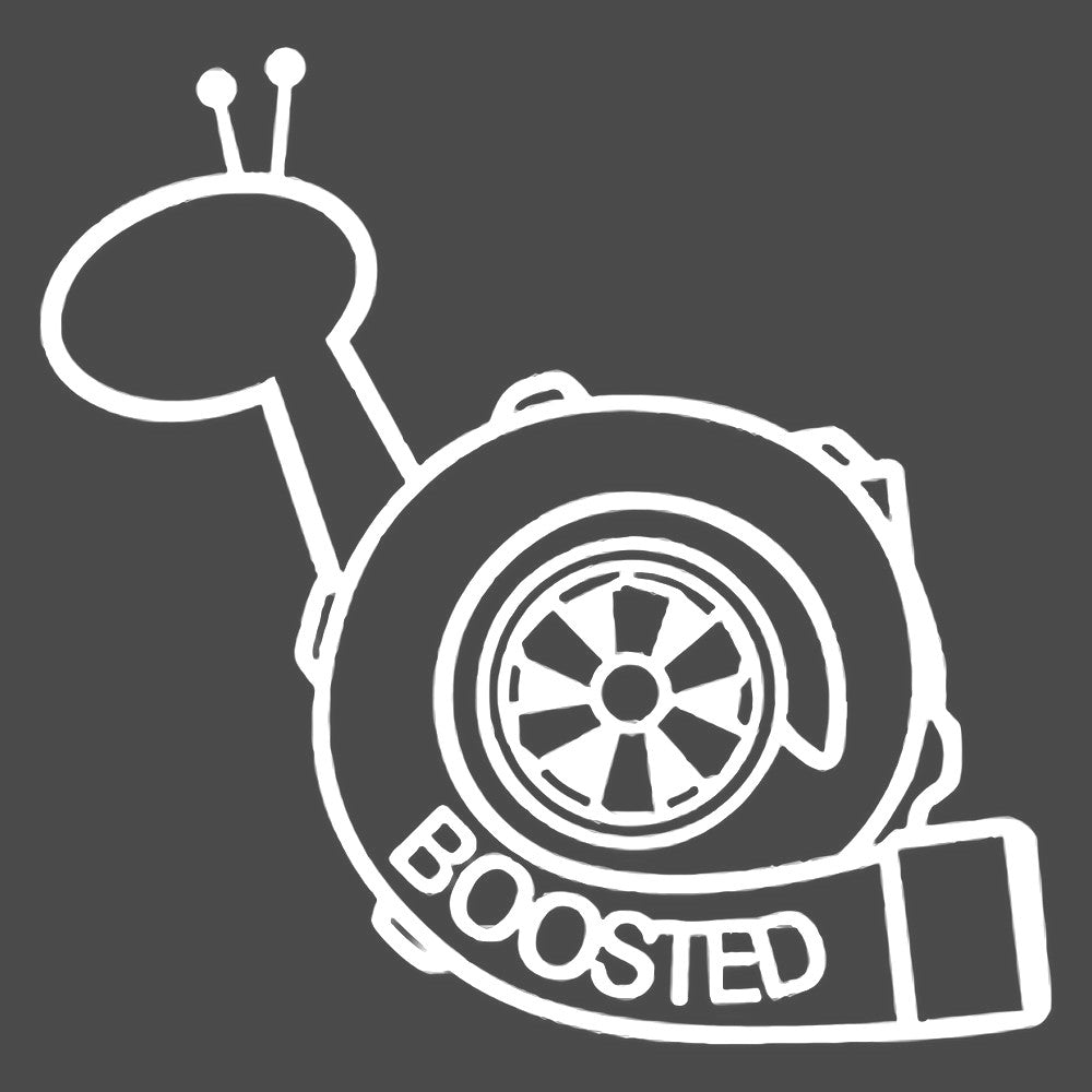 JDM Snail Turbo Boosted Vinyl Decal Sticker