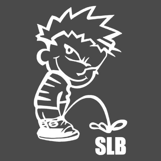 Calvin pisses SL BENFICA Humorous Vinyl Decal Sticker