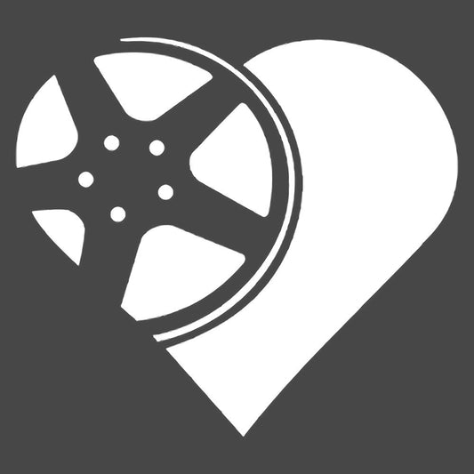 Wheel Heart Vinyl Decal Sticker