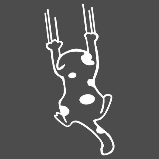 JDM Slided Dalmatian Dog Vinyl Decal Sticker