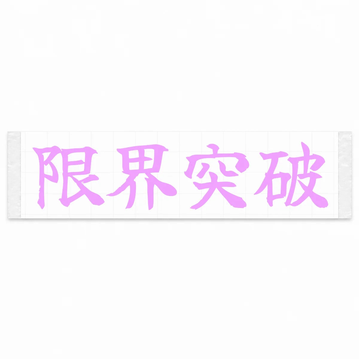 Break the Limits Japanese Kanji JDM Vinyl Decal Sticker - Pink Color
