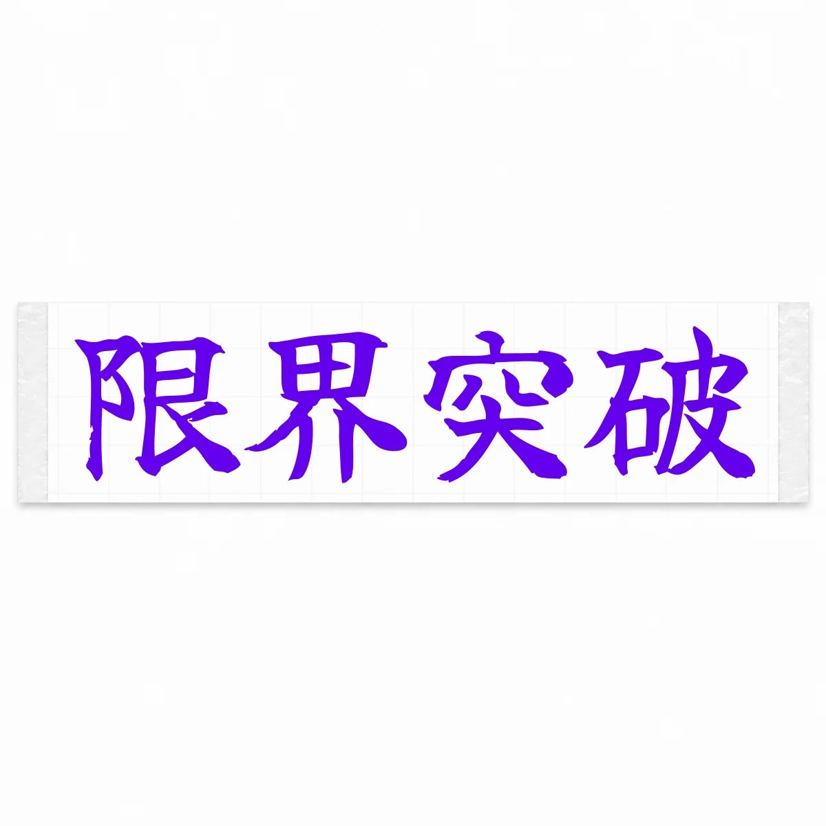 Break the Limits Japanese Kanji JDM Vinyl Decal Sticker - Purple Color
