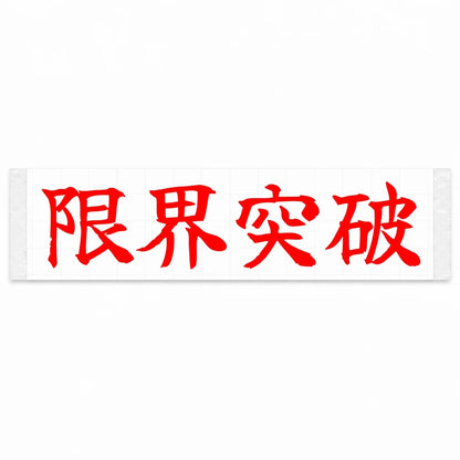 Break the Limits Japanese Kanji JDM Vinyl Decal Sticker - Red Color