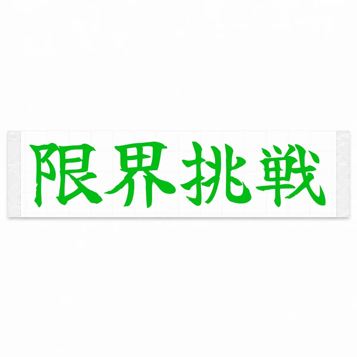 Challenge the Limit Japanese Kanji JDM Vinyl Decal Sticker - Green Color