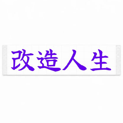 Modified Life Japanese Kanji JDM Vinyl Decal Sticker - Purple Color