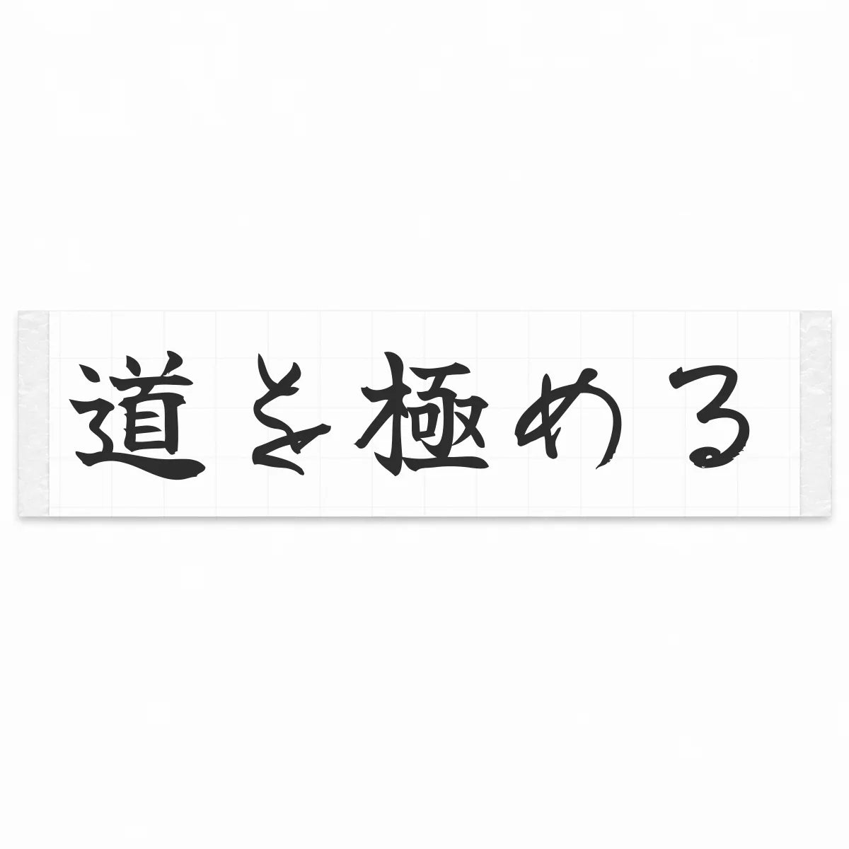 Master the Road Japanese Kanji JDM Vinyl Decal Sticker - Matte Black Color