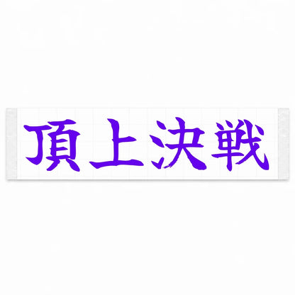 Summit Showdown Japanese Kanji JDM Vinyl Decal Sticker - Purple Color
