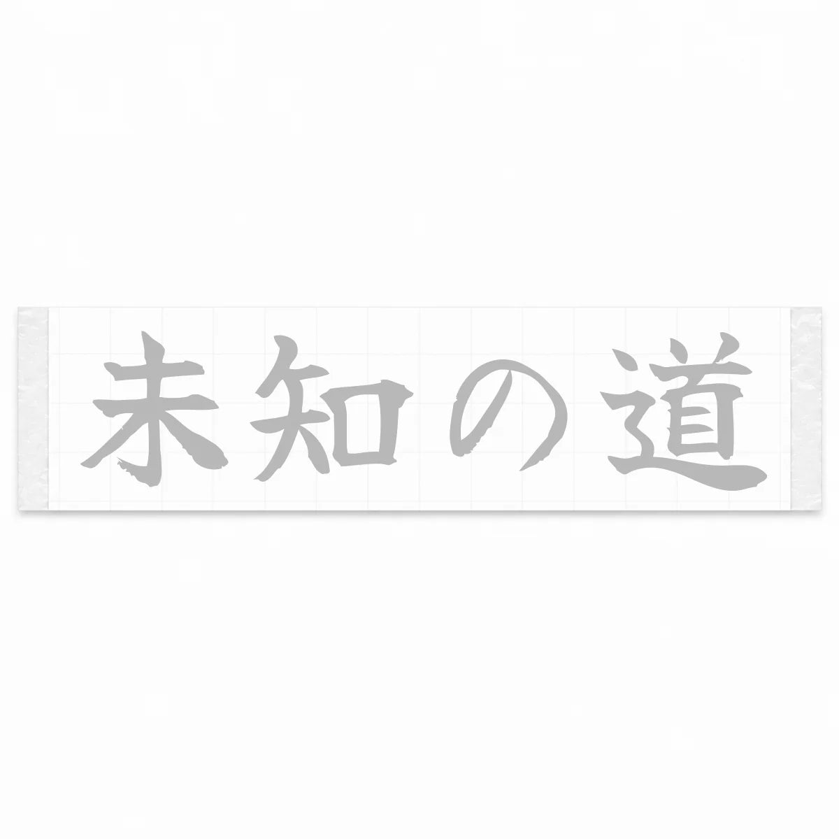 Unknown Road Japanese Kanji JDM Vinyl Decal Sticker - Silver Color