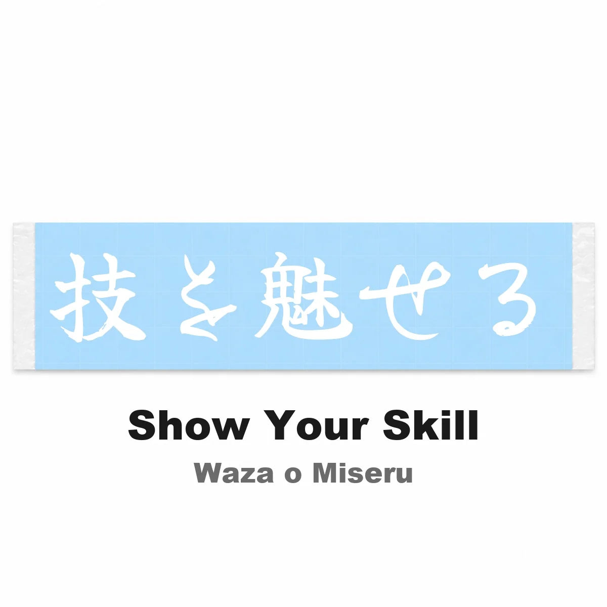 Show Your Skill Japanese Kanji JDM Vinyl Decal Sticker - Image 2