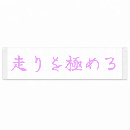 Master the Drive Japanese Kanji JDM Vinyl Decal Sticker - Pink Color