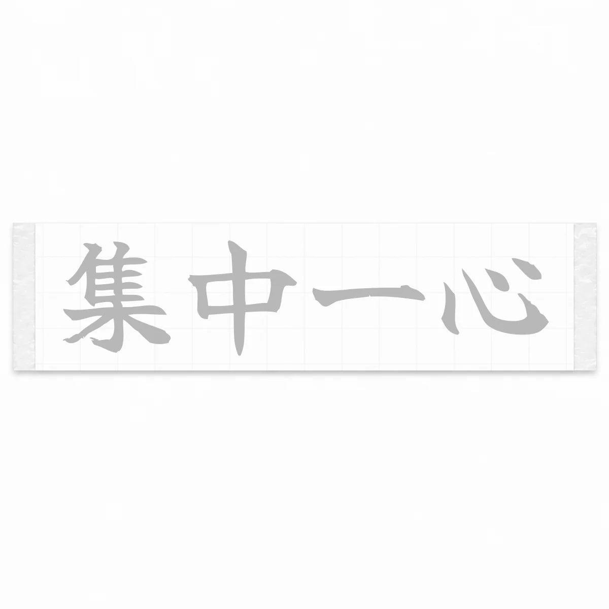 Total Focus Japanese Kanji JDM Vinyl Decal Sticker - Silver Color