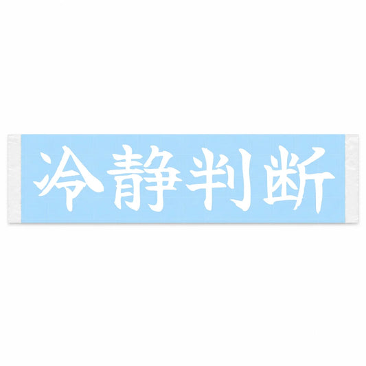 Calm Decisions Japanese Kanji JDM Vinyl Decal Sticker - Image 1