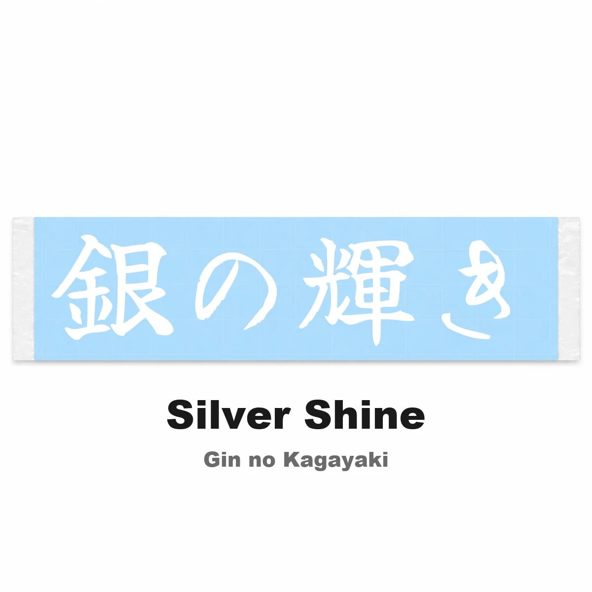 Silver Shine Japanese Kanji JDM Vinyl Decal Sticker - Image 2