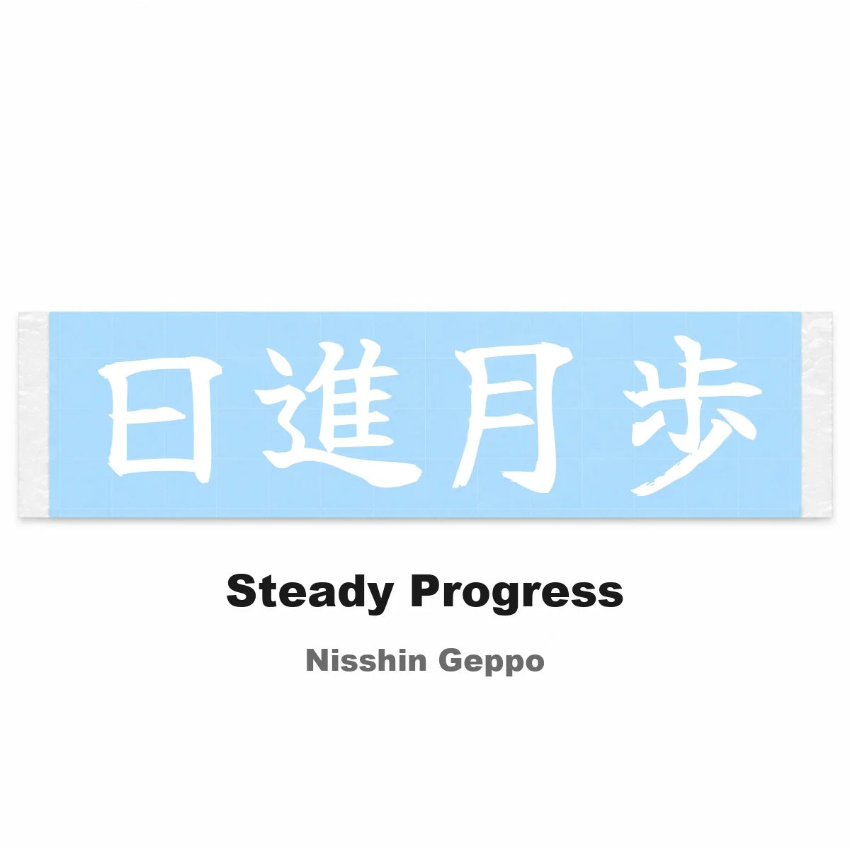 Steady Progress Japanese Kanji JDM Vinyl Decal Sticker - Image 2