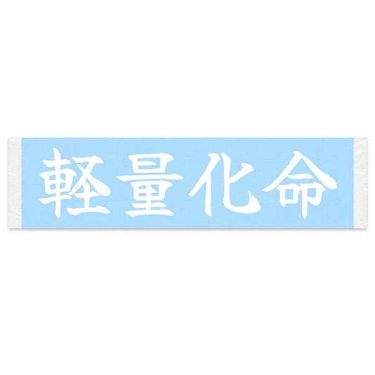 Weight Reduction Is Life Japanese Kanji JDM Vinyl Decal Sticker - Image 1
