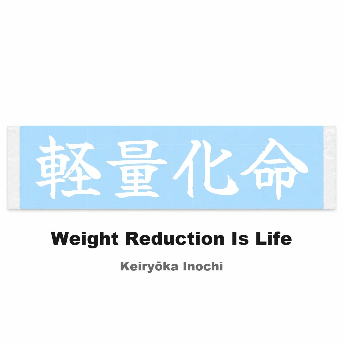 Weight Reduction Is Life Japanese Kanji JDM Vinyl Decal Sticker - Image 2