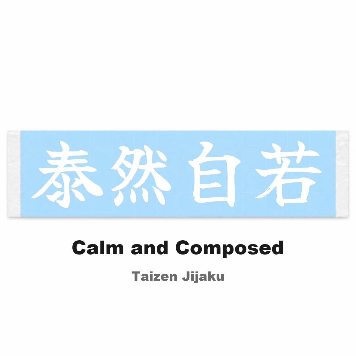 Calm and Composed Japanese Kanji JDM Vinyl Decal Sticker - Image 2