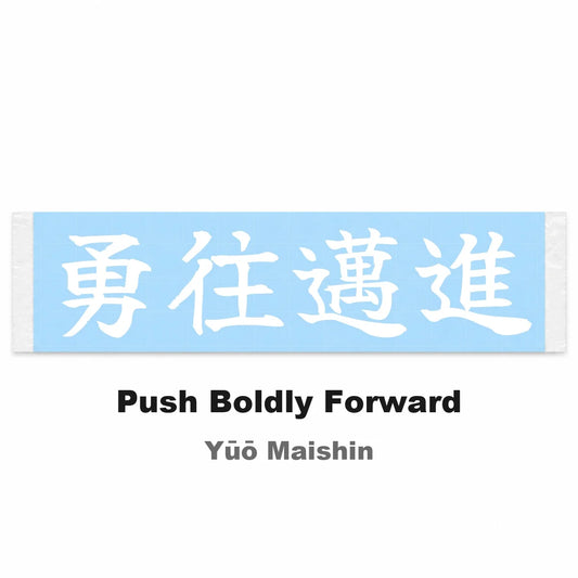 Push Boldly Forward Japanese Kanji JDM Vinyl Decal Sticker - Image 2
