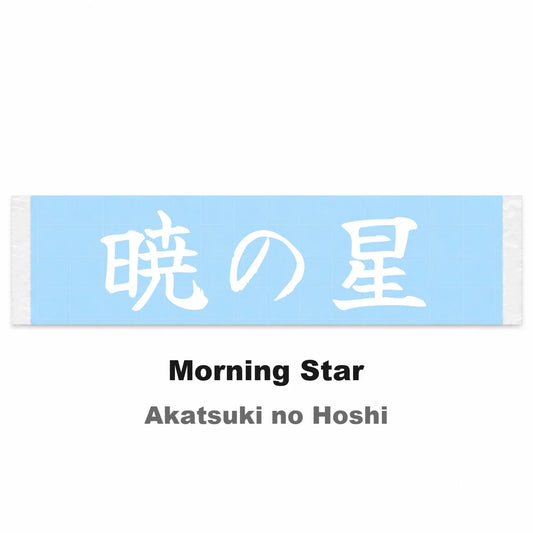 Morning Star Japanese Kanji JDM Vinyl Decal Sticker - Image 2