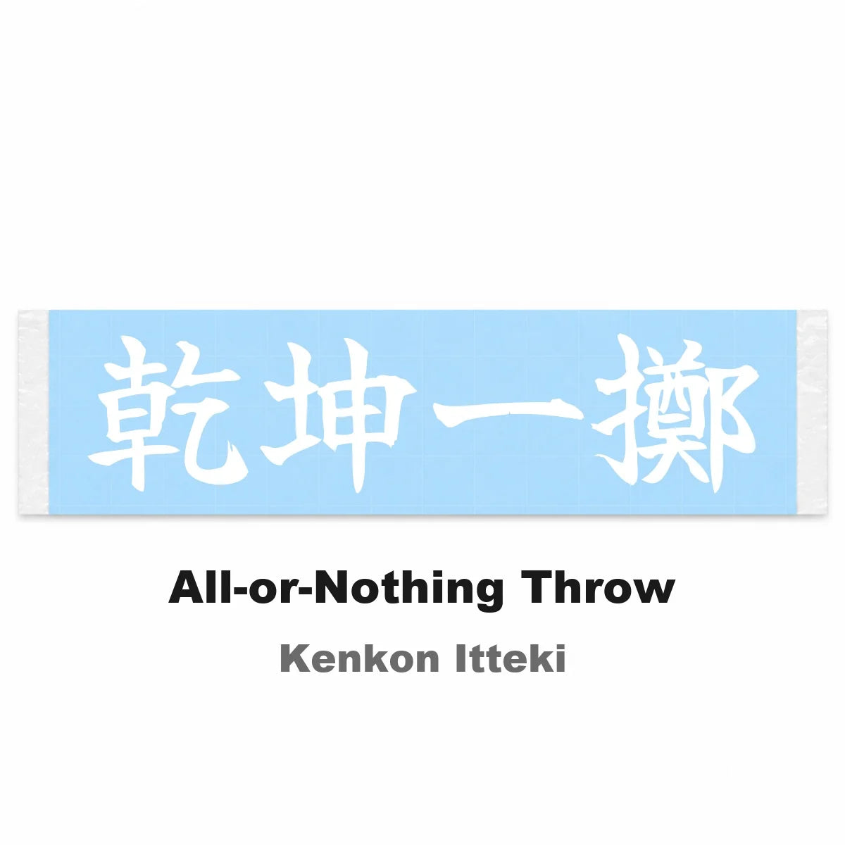 All-or-nothing Throw Japanese Kanji JDM Vinyl Decal Sticker - Image 2