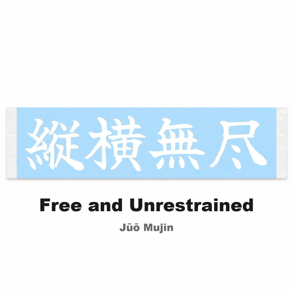 Free and Unrestrained Japanese Kanji JDM Vinyl Decal Sticker - Image 2