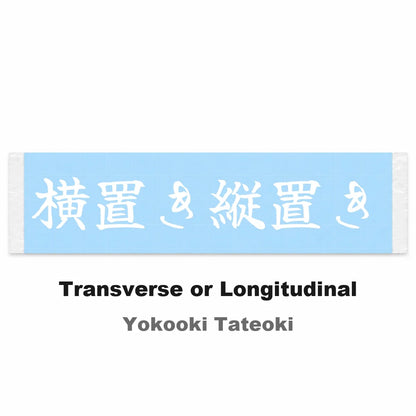 Transverse or Longitudinal Japanese Kanji JDM Vinyl Decal Sticker - Image 2