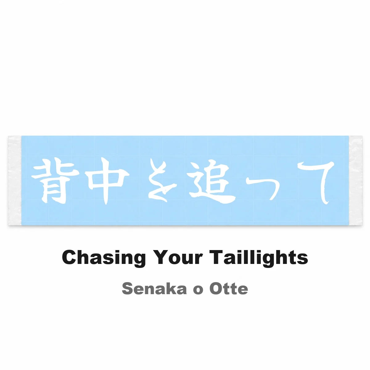 Chasing Your Taillights Japanese Kanji JDM Vinyl Decal Sticker - Image 2