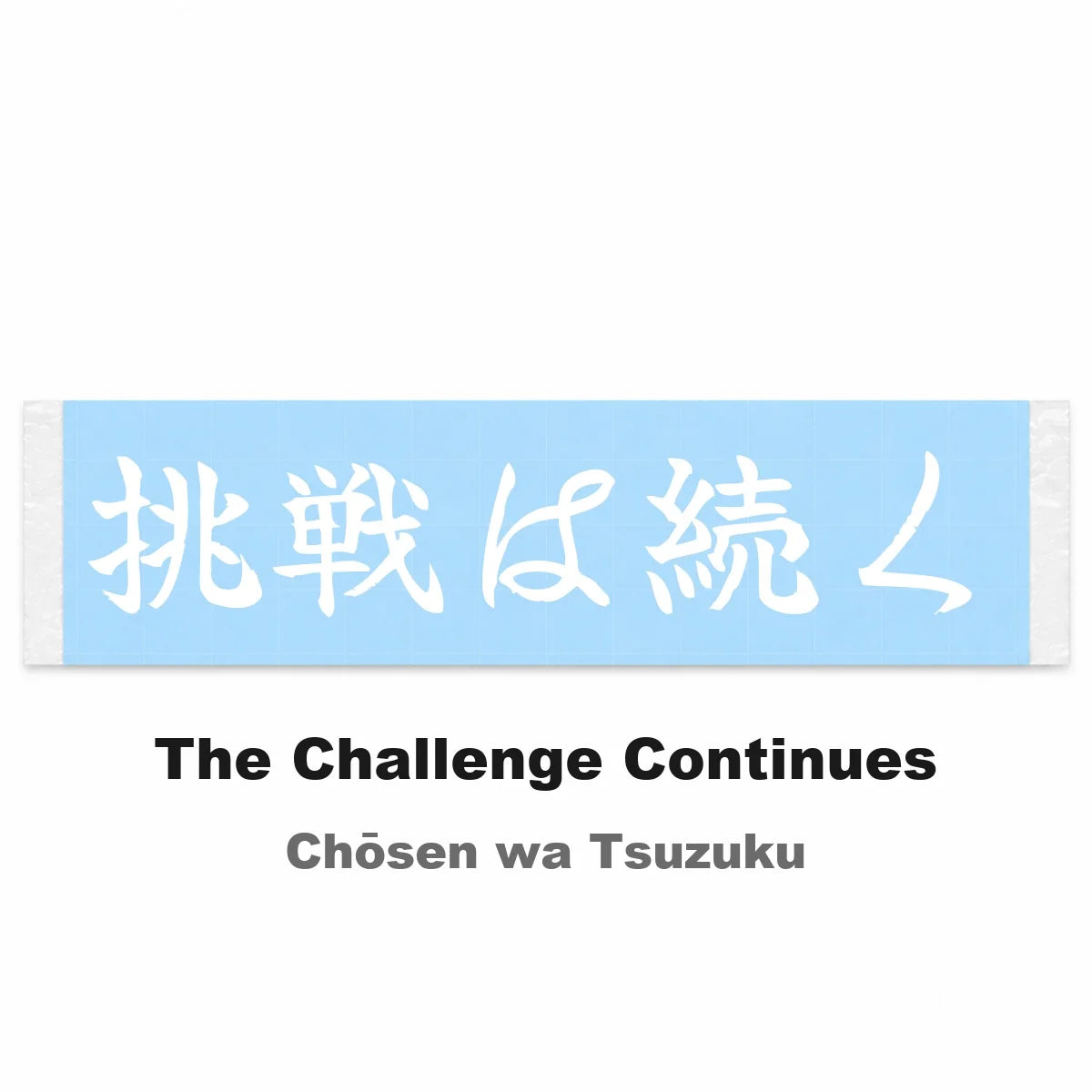 The Challenge Continues Japanese Kanji JDM Vinyl Decal Sticker - Image 2