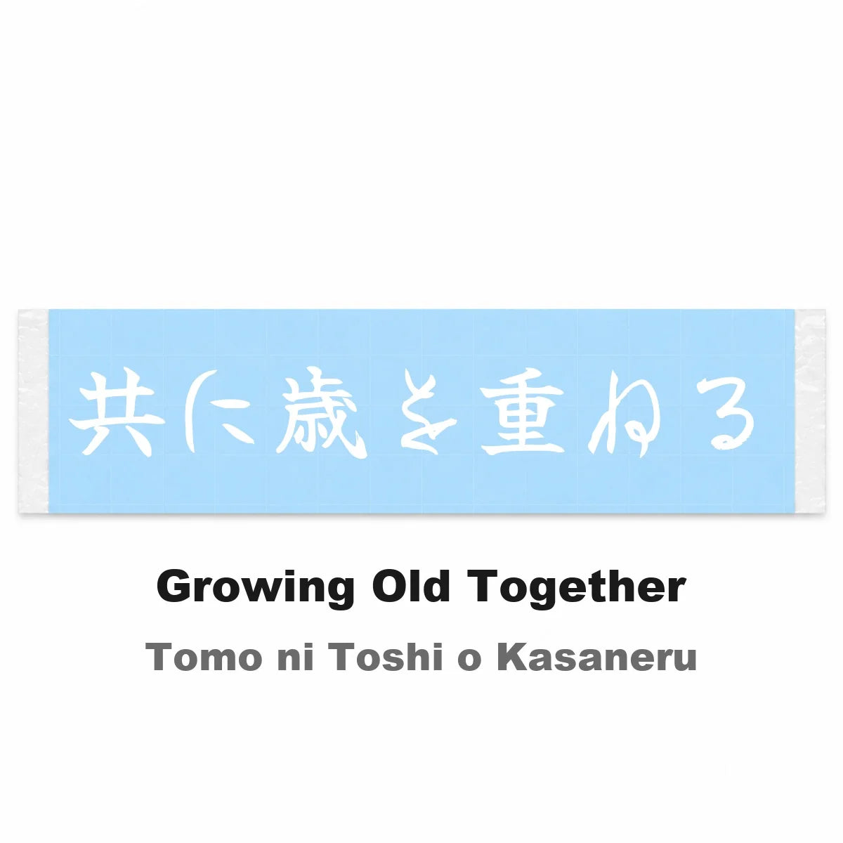 Growing Old Together Japanese Kanji JDM Vinyl Decal Sticker - Image 2