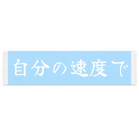 At Your Own Pace Japanese Kanji JDM Vinyl Decal Sticker - Image 1